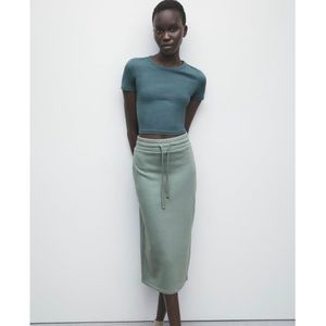 Zara Sweat Pencil Skirt